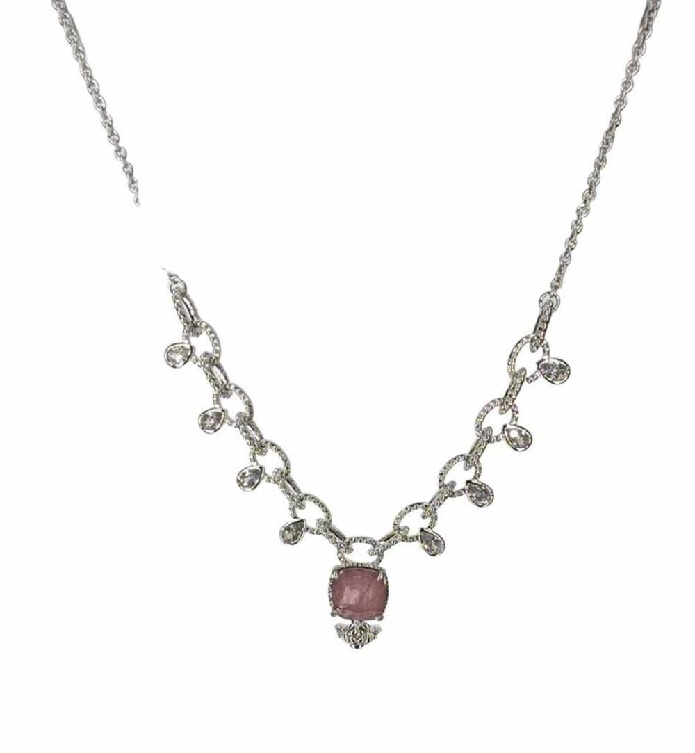 BP 1/250 Rare Unicorn Rose Quartz Rhodium GORGEOUS